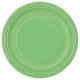 8 LIME GREEN 9'' PLATES ()